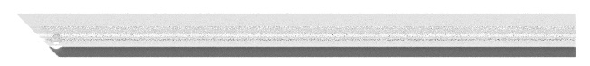 Produktbild ELU 150 232  -  Winkel LED Rand-Seitenprofil rechts mit Auflagestreifen, lang